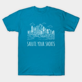 Salute Your Shorts Camp Illustration T-Shirt